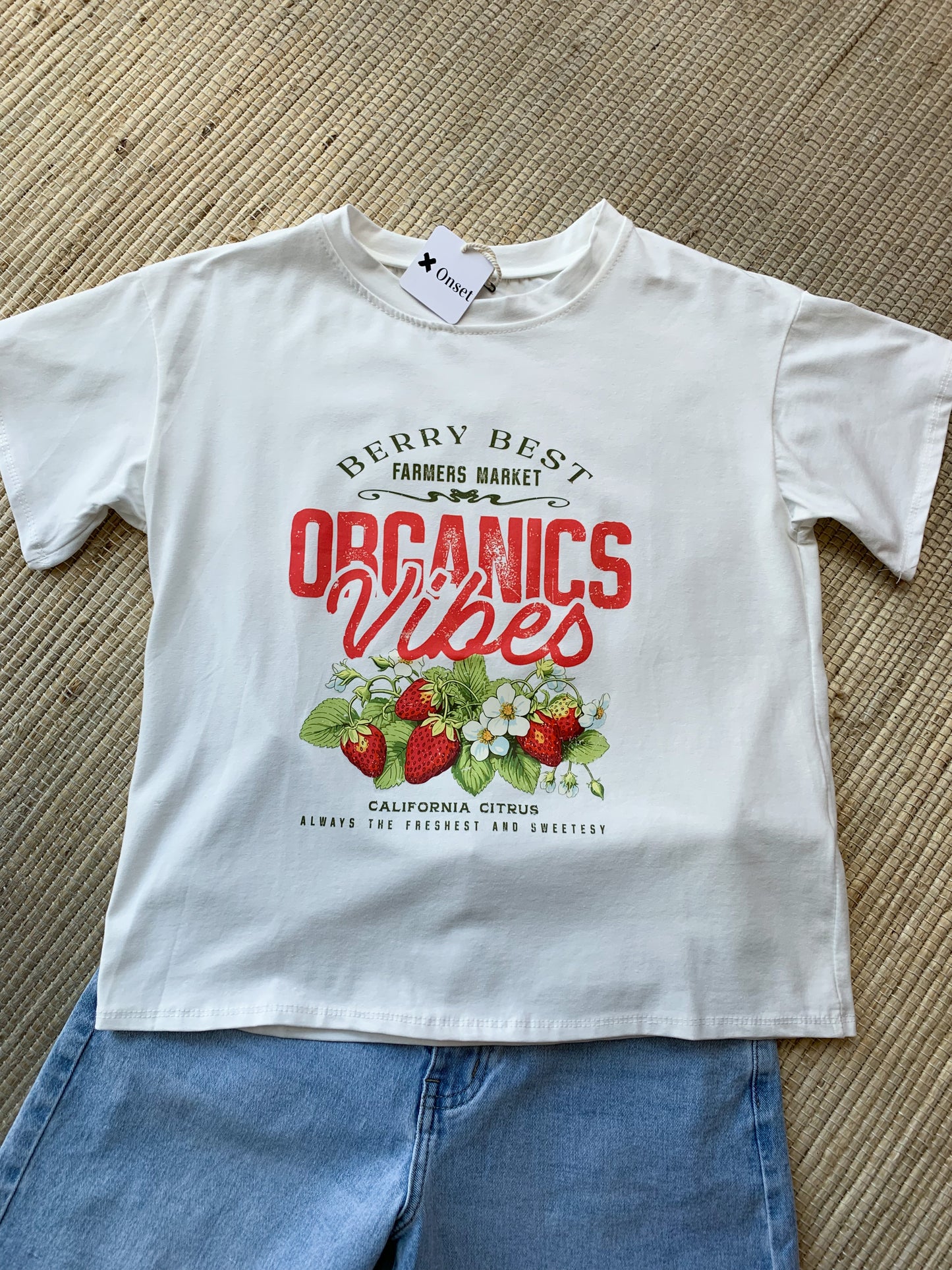 T.shirt Berry white