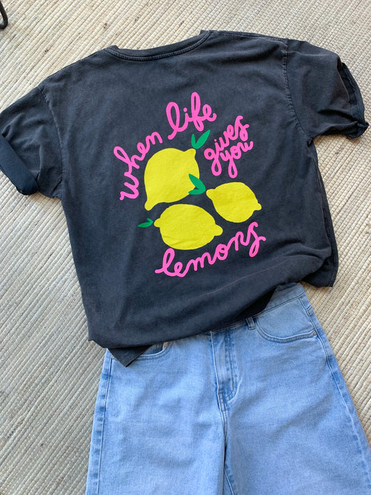 T.shirt Lemon black