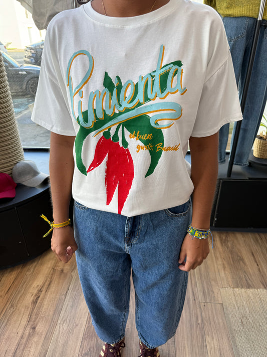 T-shirt. PIMENTA